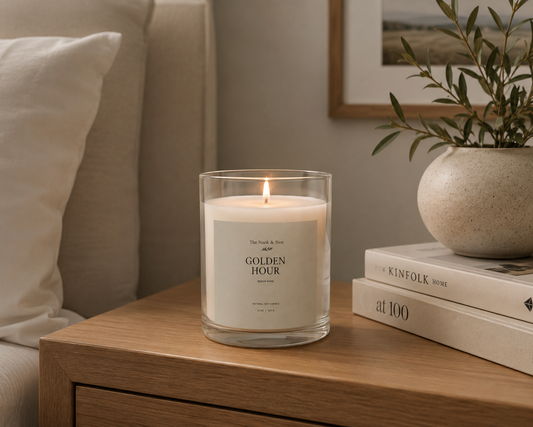 Golden Hour — Beach Rose Soy Candle